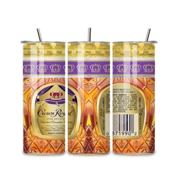 Handmade Other - Crown Royal 20oz Stainless Steel Tumbler